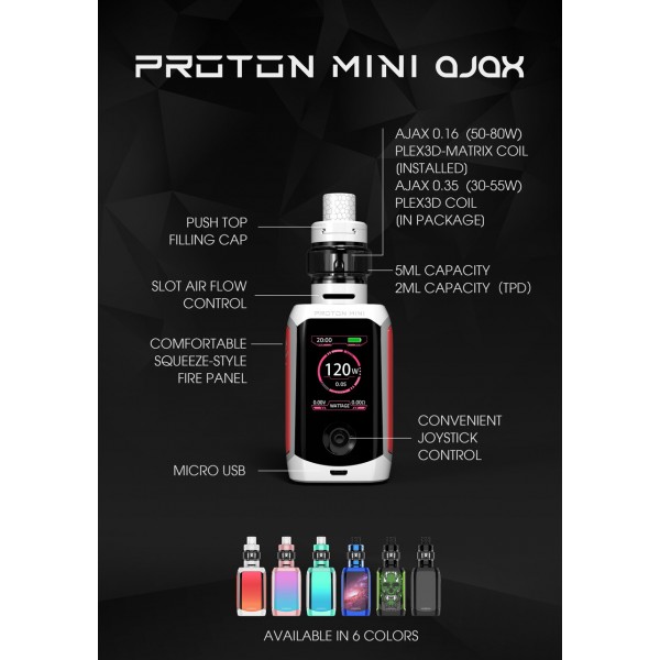 INNOKIN PROTON MINI WITH AJAX 120W KIT - 3400 MAH