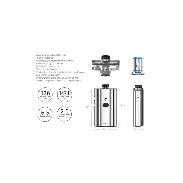 Aspire Cloud Flask Pod Kit